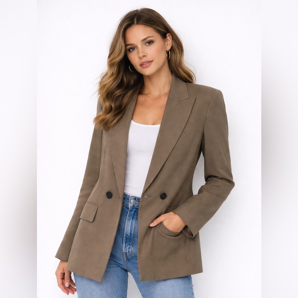 ZARA Tailored Blazer • Chic Minimal Style • Size XS